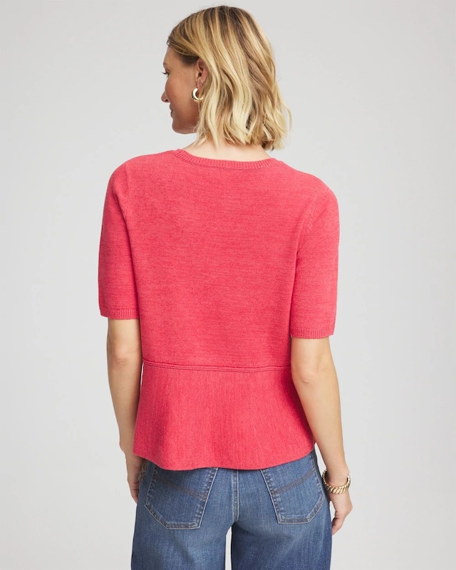 Pullover Peplum Sweater - image 3